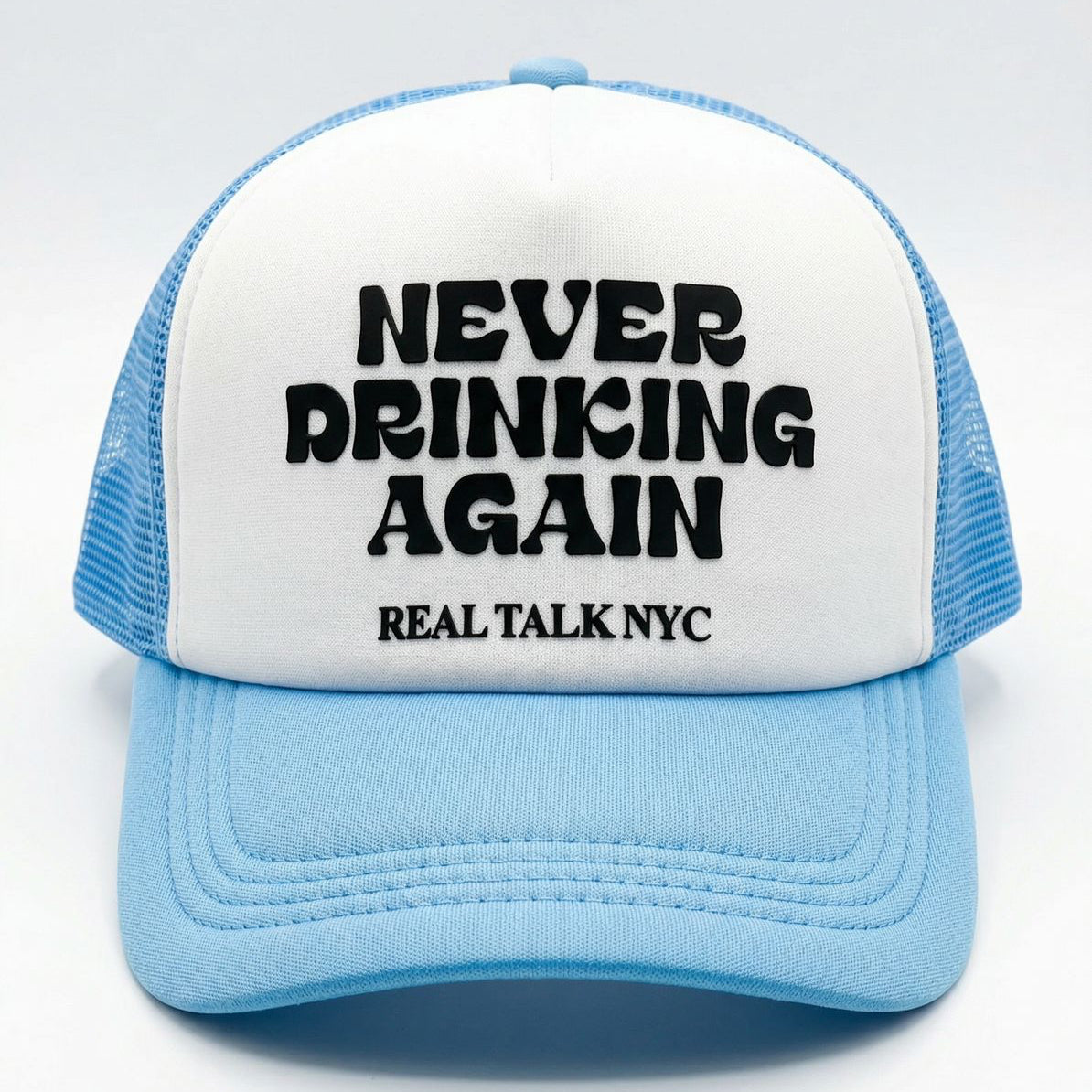 NEVER DRINKING AGAIN